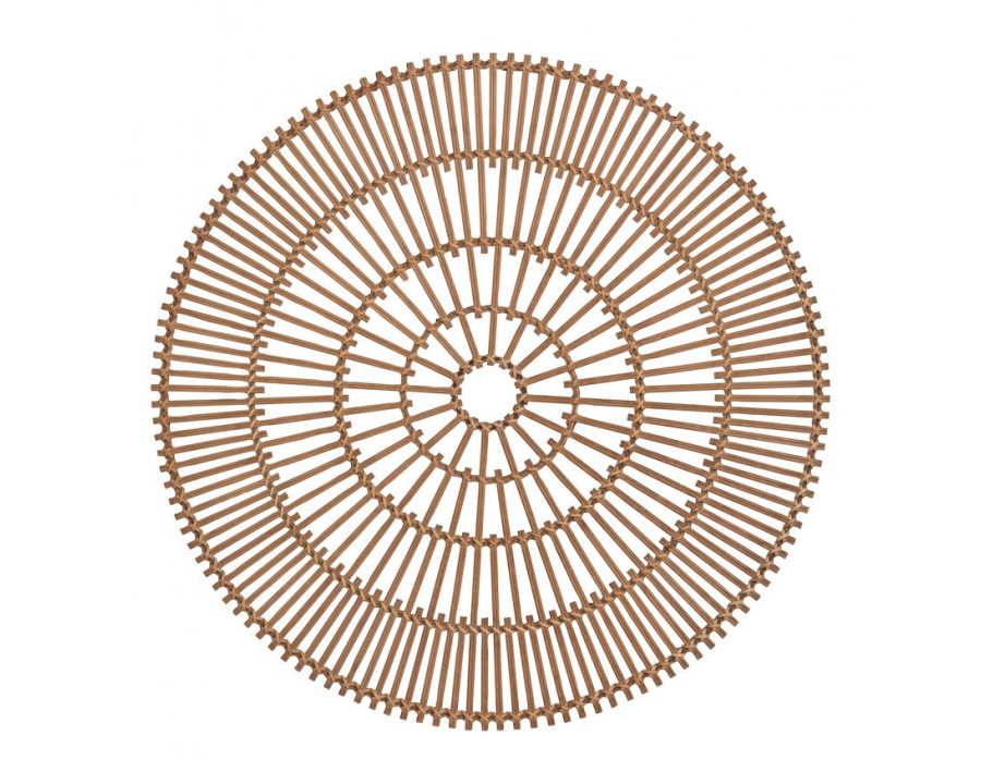 Sagebrook - Wicker Round Wall Accent in Natural