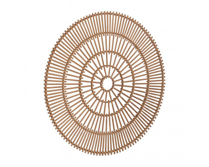 Sagebrook - Wicker Round Wall Accent in Natural