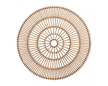 Sagebrook - Wicker Round Wall Accent in Natural