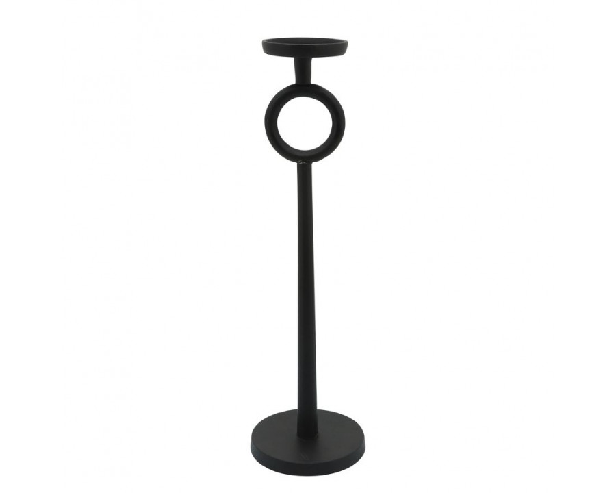 Sagebrook 21" Metal Candle Holder - Black