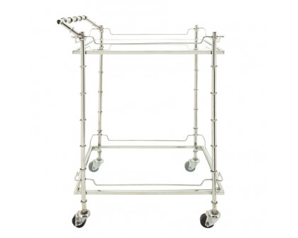 Sagebrook - Two Tier Rolling Bar Cart