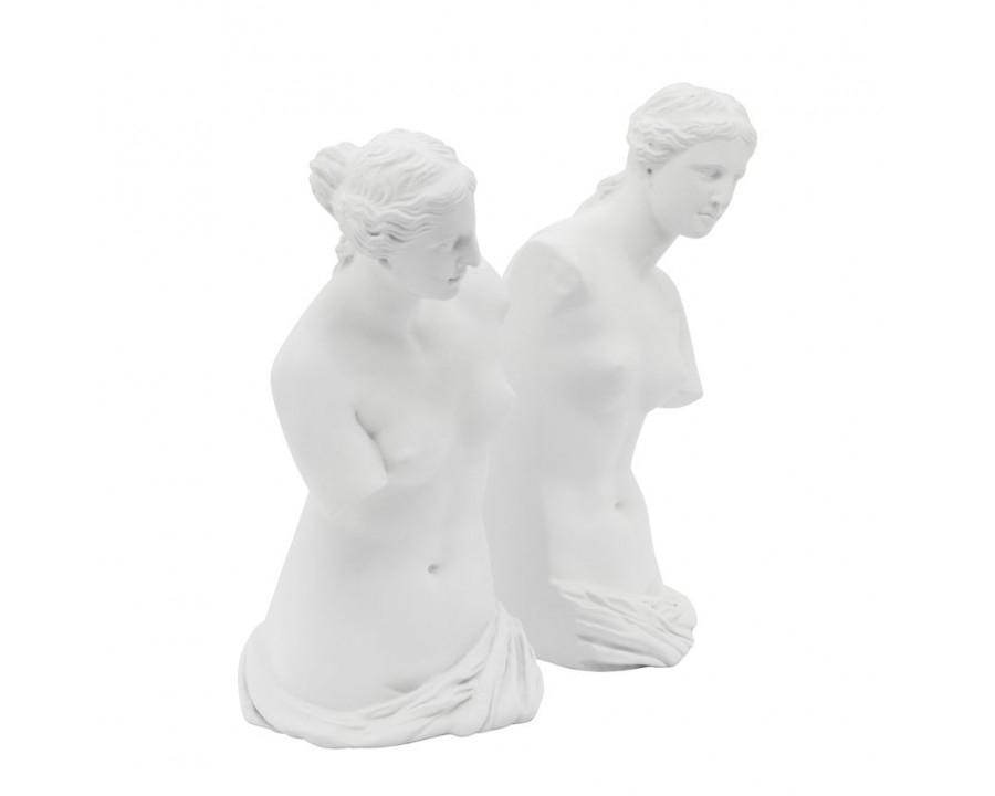 Sagebrook 11" Resin Greek Godess (Set Of 2)