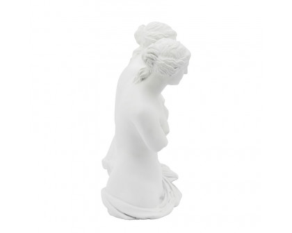 Sagebrook 11" Resin Greek Godess (Set Of 2) - White