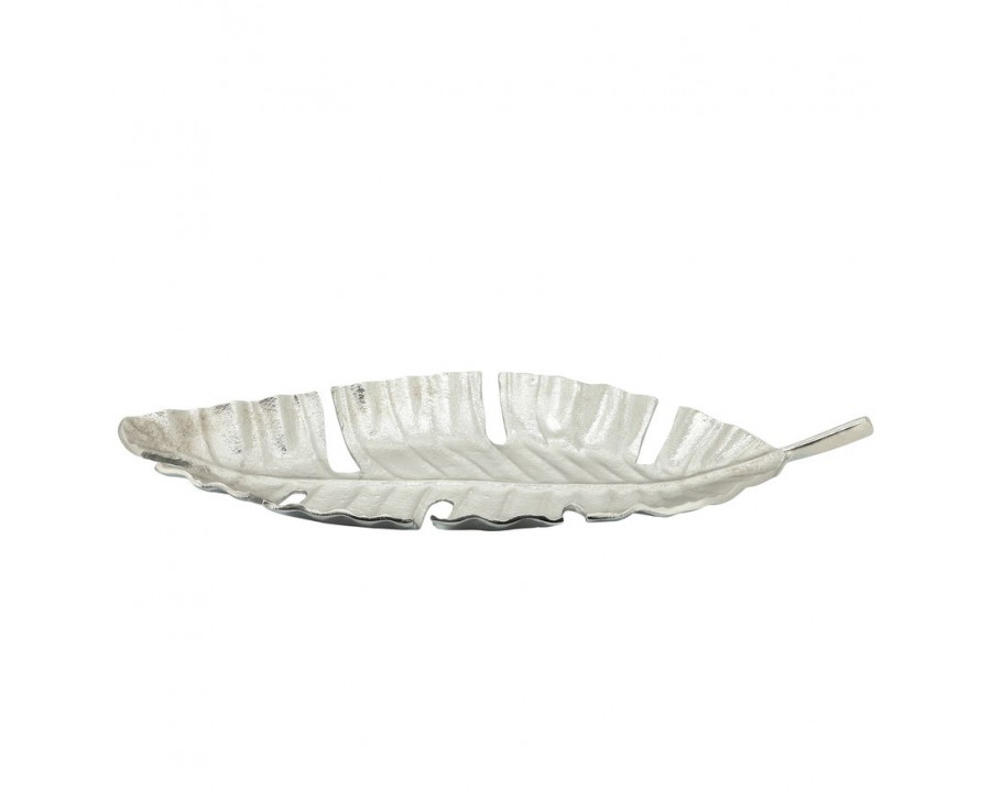 Sagebrook 22" Metal Leaf Tray