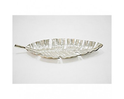 Sagebrook 22" Metal Leaf Tray