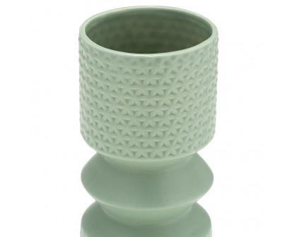 Sagebrook 10" Mallet Vase - Dark Sage