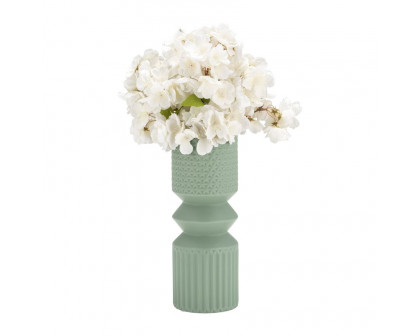 Sagebrook 11" Mallet Vase - Dark Sage