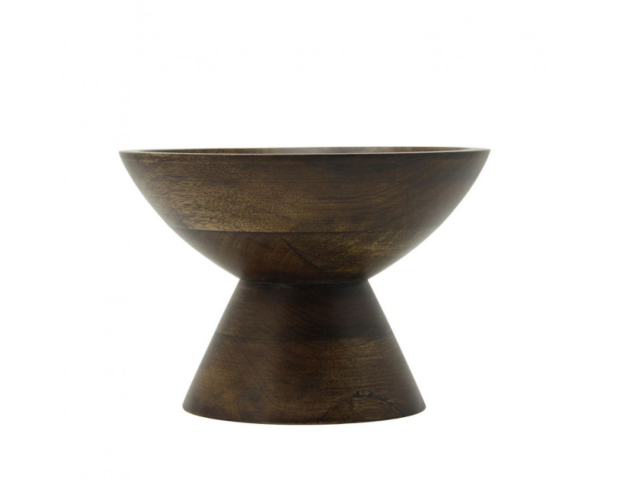 Sagebrook 8" Wood Bowl With Stand