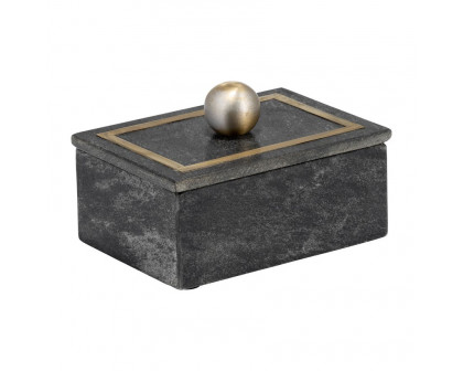 Sagebrook 7"x5" Marble Rectangular Box Knob