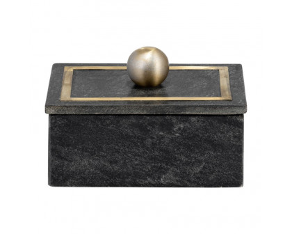 Sagebrook 7"x5" Marble Rectangular Box Knob