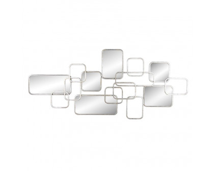 Sagebrook Metal Wall Accent With Mirrors