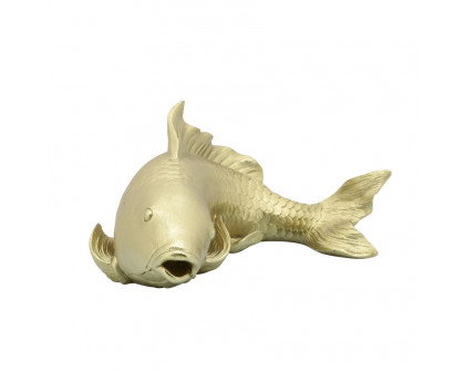 Sagebrook 11" Resin Koi Fish - Gold