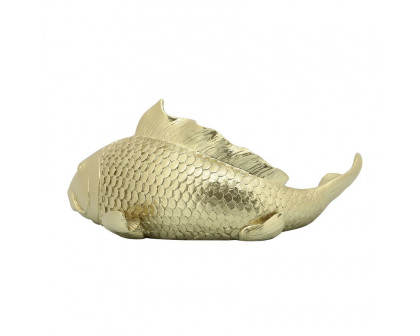 Sagebrook 9" Resin Koi Fish - Gold