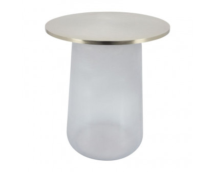 Sagebrook - Side Table Glass Base in Clear