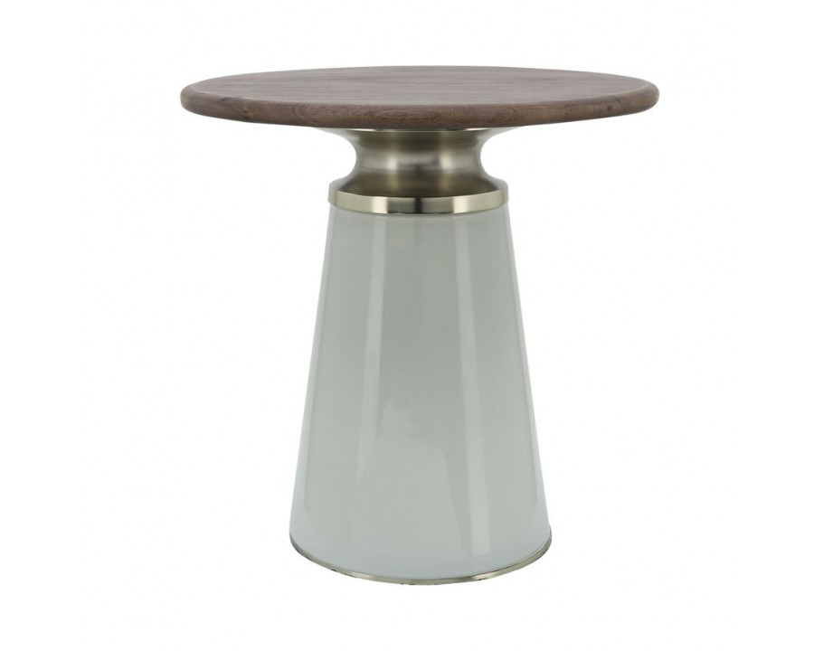 Sagebrook 18" Nebular Side Table - Cream