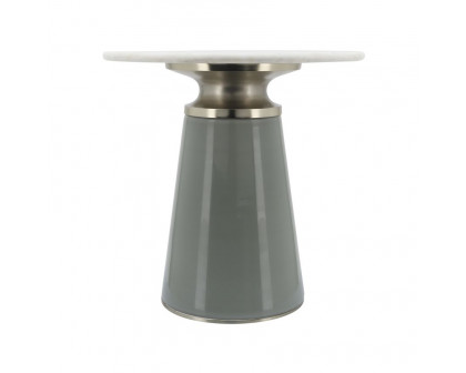 Sagebrook 18" Nebular Side Table - Gray