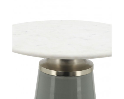 Sagebrook 18" Nebular Side Table - Gray