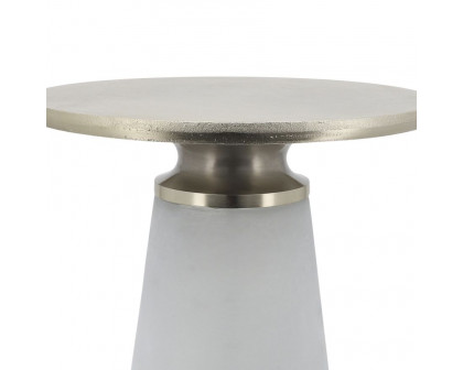 Sagebrook 18" Nebular Side Table - Frost