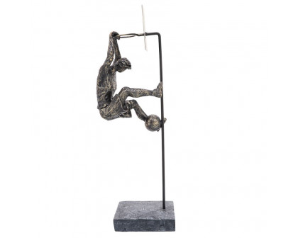 Sagebrook 21" Resin Slam Dunk - Bronze