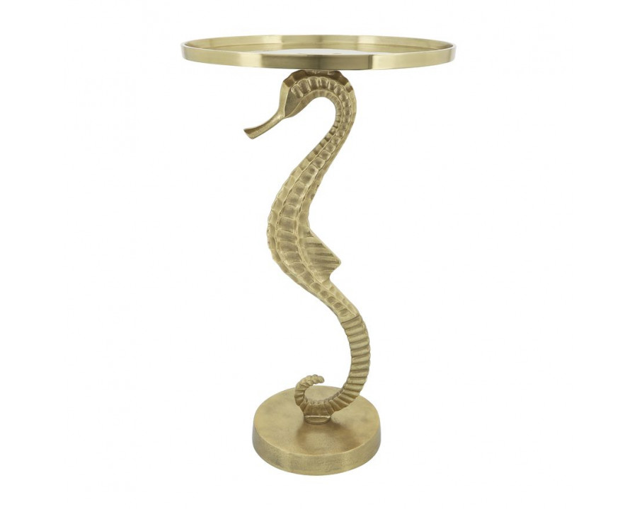 Sagebrook - Seahorse Side Table in Gold