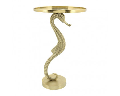 Sagebrook - Seahorse Side Table in Gold