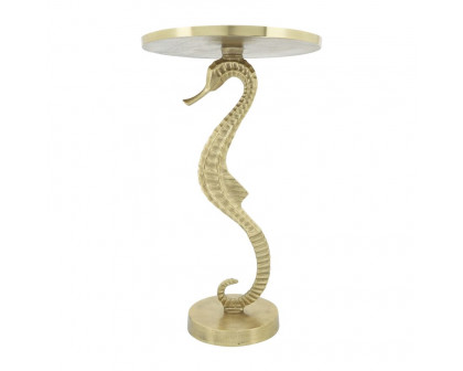 Sagebrook - Seahorse Side Table in Gold