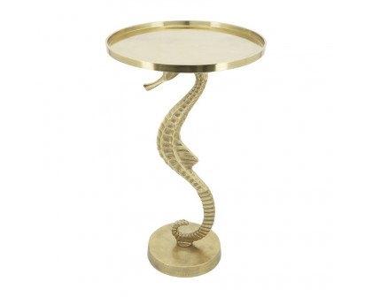 Sagebrook - Seahorse Side Table in Gold