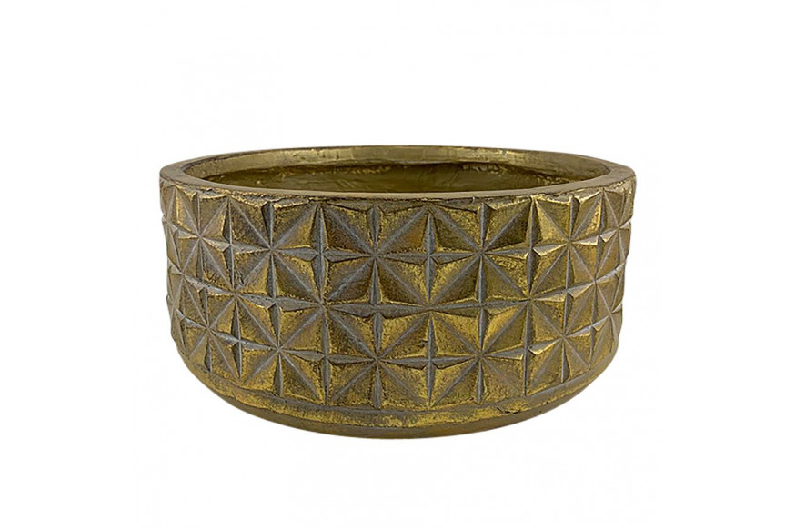 Sagebrook™ Resin Textured Planter - Gold