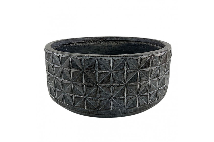 Sagebrook™ Resin Textured Planter - Black