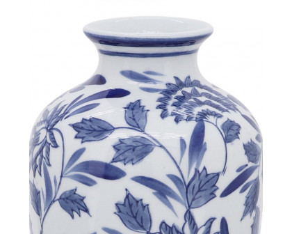 Sagebrook - 13" Ceramic Chinoiserie Vase in Blue/White