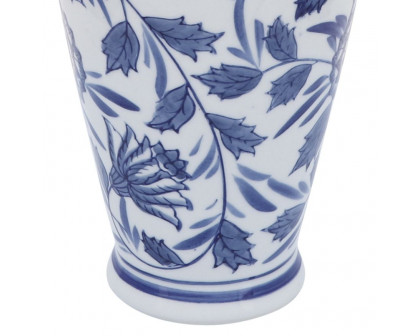 Sagebrook - 13" Ceramic Chinoiserie Vase in Blue/White