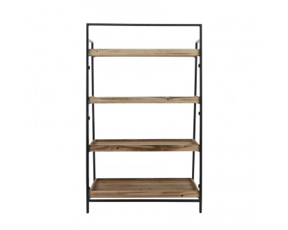 Sagebrook - Wood/Metal Folding 4-Layered Shelf