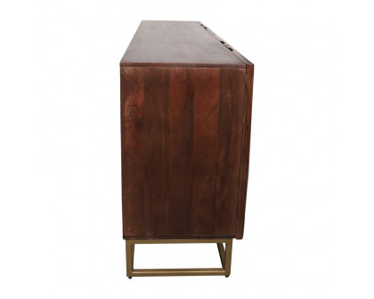 Sagebrook Wood Diamond Console Cabinet