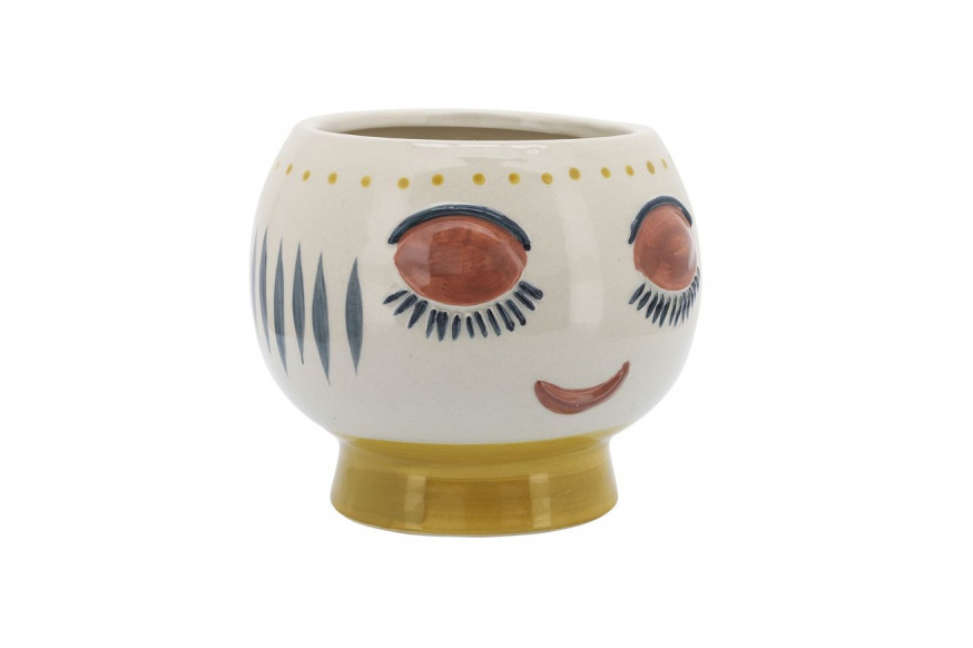 Sagebrook™ 7" Ceramic Face Planter - Multi