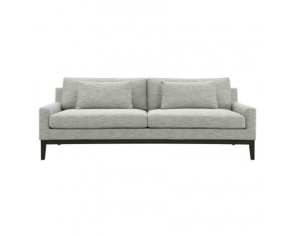 Sagebrook 3-Seater Wood Bolstered Sofa - Gray