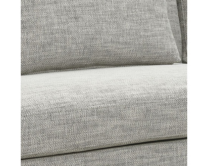 Sagebrook 3-Seater Wood Bolstered Sofa - Gray