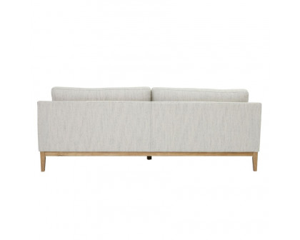 Sagebrook 3-Seater Wood Bolstered Sofa - Beige