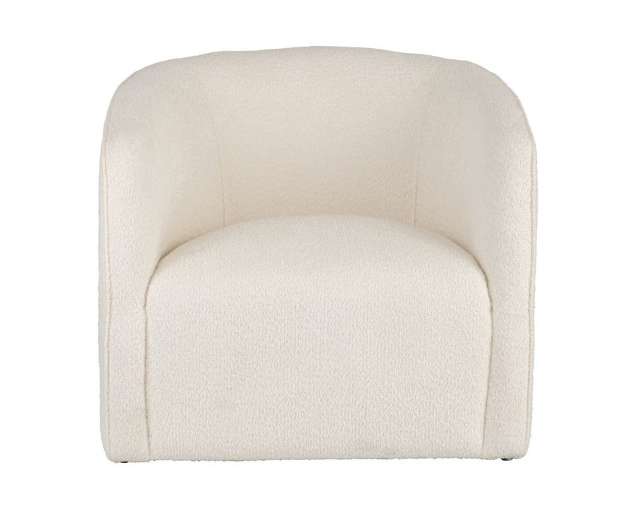 Sagebrook Barrel Arm Chair - Ivory