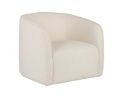 Sagebrook Barrel Arm Chair - Ivory