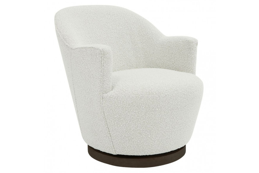 Sagebrook™ Wood Swivel Chair - Ivory