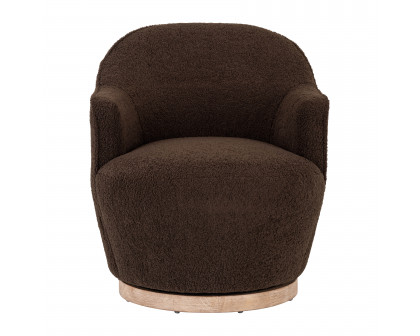 Sagebrook Wood Swivel Chair