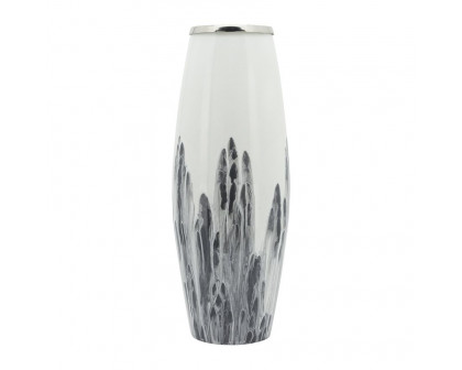 Sagebrook - 13" Glass Mosaic Vase