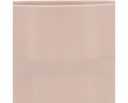 Sagebrook 7"/9"/10" Ceramic Mushroom Planters (Set Of 3) - Blush