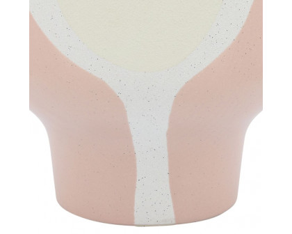 Sagebrook 10" Ceramic Mushroom Planter - Blush