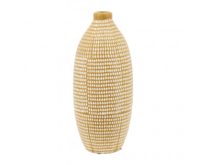 Sagebrook 12" Ceramic Dotted Vase