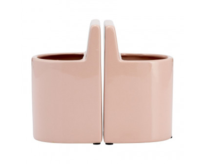 Sagebrook 6" Ceramic Pouch Bookends