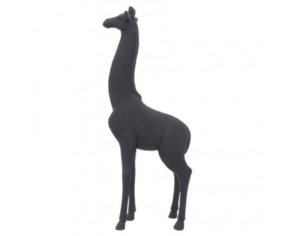 Sagebrook - 19" Resin Giraffe Table Accent in Black