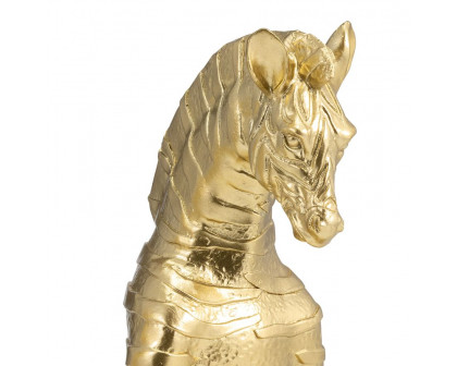 Sagebrook - 8" Resin No Evil Zebras (Set Of 3) in Gold