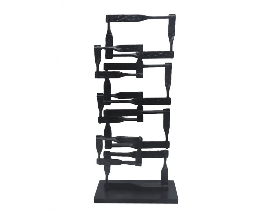 Sagebrook 22" Metal Stacking Squares - Black