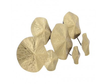 Sagebrook - Metal Lily Pads in Gold